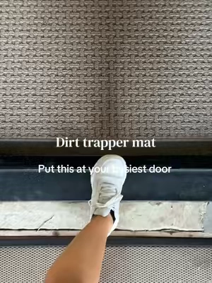 Catch the mess before it makes it to your floors  #DirtTrapper #Doormat #EntrywayIdeas #CleanHome #HomeFinds
