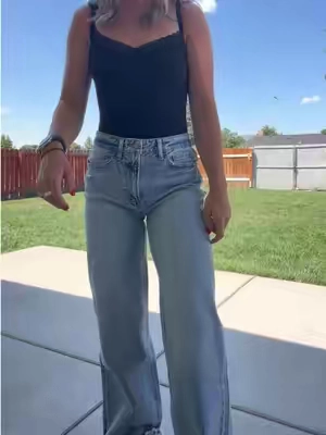 I literally will wear these jeans every time I put on an outfit 🤍 #jeans #pants #denim #cuteclothes #falldealsforyou