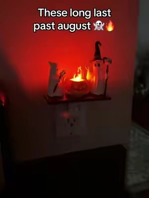 It's so aesthetic #nightlight #fallvibes #fallaesthetic #ghost #light 