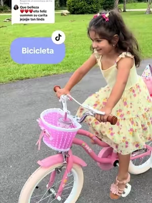 Respuesta a @Iris Auctions así mismo mi vida su cara de alegría lo dice todo ella está muy feliz #kids #girl #girlmom #bike #Jmmd 