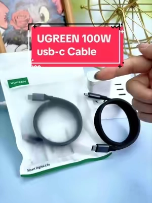 UGREEN 100W USB-C Cable (2 Pack): One Cable for Everything #TikTokshopbacktoschool #Greenish #USBC #UGREEN #FastCharging