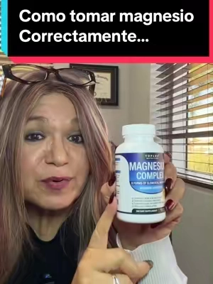 Como tomar magnesio correctamente ¿Tu cuerpo te está mandando señales y no sabías qué significaban? Como Family Nurse Practitioner te explico qué tipo de magnesio necesitas según tus síntomas. El enlace está abajo — están de oferta y se están agotando rápido. 👇 #magnesio#magnesiocomplex#perimenopausia#liliafnp #toplux Not medical advice. These statements have not been evaluated by the FDA.This product is not intended to diagnose, treat, cure, or prevent any disease. Always do your own research. Results may vary. @Toplux Nutrition 
