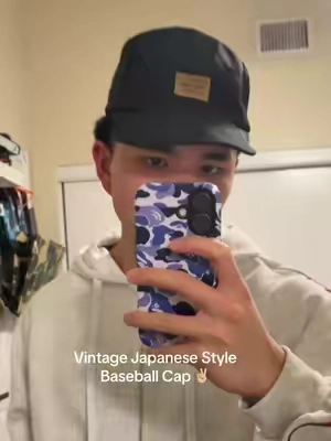 Wearing this in Japan fs #fyp #viral #japan #vintage #baseballcap 