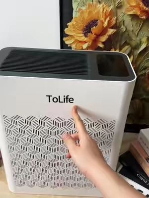 Stop guessing your air quality. Real-time monitoring. Auto-adjusting power. Smart purification for a smarter home.#tolifeairpurifier #airpurifier #TikTokshopbacktoschool #homeessentials #healthy 