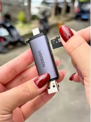 From camera to phone in seconds. 📸➡️📱 #UGREEN #SDCardReader #CameraAccessories #ContentCreator #TechTok 