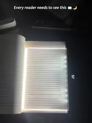 Late-night reading is my favorite part of the day.📖🌙This little book light gives me enough brightness to read comfortably without lighting up the whole room.💞#nightreading #reader #booklover #booklight #BookTok 