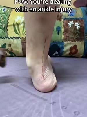Soporte cómodo de tobillo para saltar y hacer ejercicio. #jump #foot #sports #dolor #TikTokshopbacktoschool 