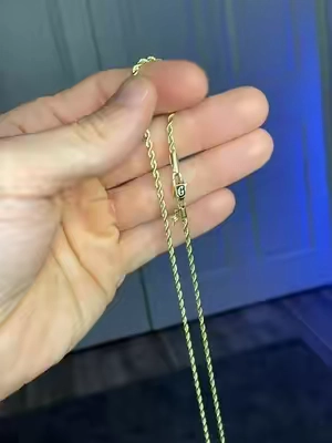They actually have coupons available to save on this GLD yellow gold rope chain🙌