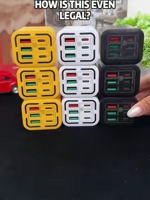 Charge multiple devices at the same time so that you don't have to worry about charging.#fastcharger #usbcharger #tiktokfinds#TikTokShopDealsforYouDays#SummerVibes 