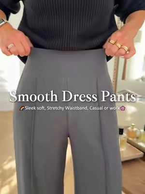 💕❤️‍🔥Love, Love, Love this pants!!! So much! The fits was perfect, the material was soft and doesn’t wrinkle!!!#g4free #widelegpants #yogapants #workpants #womenpants 