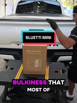 The bluetti mini is the perfect fit! #fyp #power #new #TikTokshopbacktoschool #power @bluetti_usa 