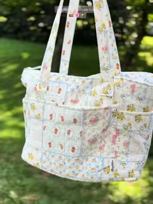 Bagstellar Cotton Tote Bag #bagstellar #cottontotebag #totebag #mombag #tiktokshopfinds 