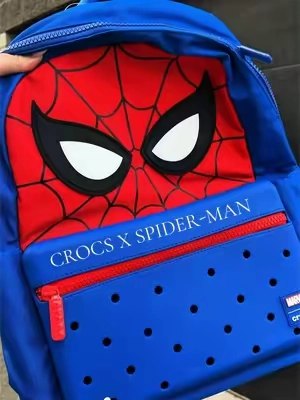 NEW limited edition crocs Spiderman backpack !  🕷️🎒 #crocs #crocsnewarrivals #backpack #backtoschool 
