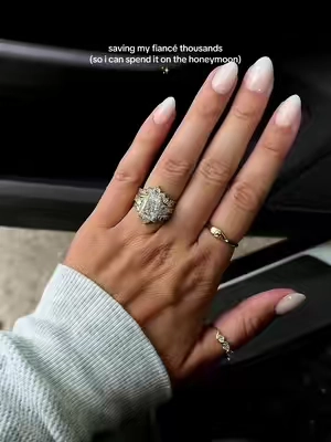 obsessed w/ this radiant cut set @Maxine Jewelry #radiantcut #weddingringset #engagementring 