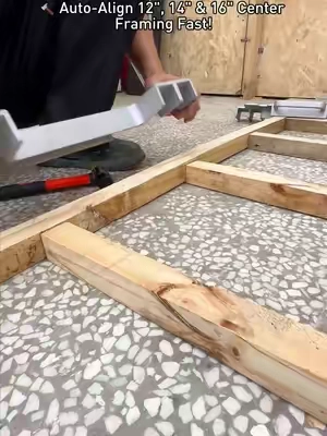 GJANSH 3-in-1 Framing Tools, 12“, 14”, 16" On-Center Layout Framing Spacing Tool, #tiktokshop #tiktok 