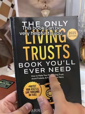 Your future self will thank you for reading this book.📕 #trusts #livingtrust #LifeFaith #tiktokshop #tiktokfinnds 