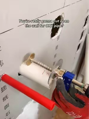 Stop tearing into walls just to make one PVC cut. This inside pipe cutter lets you cut from inside tight or buried pipes with adjustable depth and a clean, controlled cut.#SummerVibes #DealsForYouDays #plumbing #plumber #PVCpipe   
