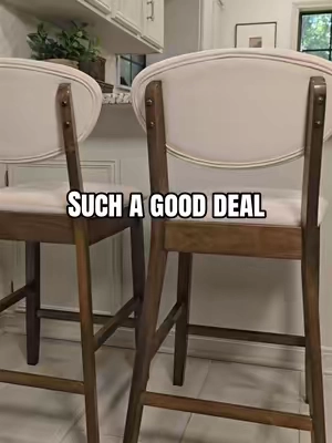 I LOVE my counter stools. I have the walnut / cream color. Shipping was fast! #counterstools #barstools #homedecor @Best Choice Products, Inc. 