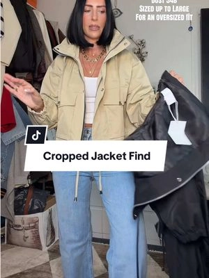 Jacket find for fall 🖤🤎 @Imily Bela @Imily Bela Apparel #croppedjacket #fallfashiontrends #jacketseason 