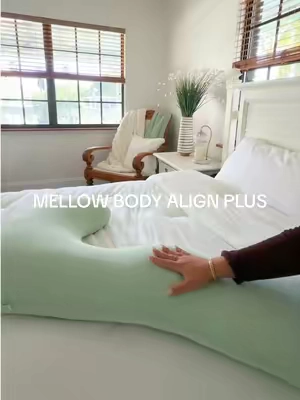 better sleep + my emotional support pillow ☁️ @Mellow Sleep #mellowsleep #backsupport #necksupport #bodyalignpillow #mellow