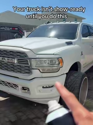 The finishing touch that makes all the black details look fresh again 🖤 Chemical Guys Black on Black is perfect for faded trim, plastic, tires, and those spots that make your truck look its age. #ChemicalGuys #TruckDetailing #CarShow #TruckShow #AutoDetailing