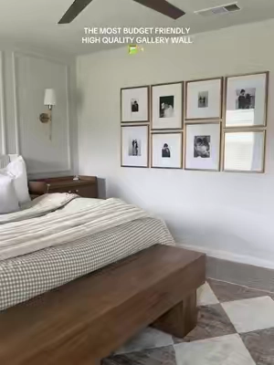 One of the most complimented items in my home 🧺✨ #GalleryWall #PictureFrames #HomeDecor #WallDecor #Home 
