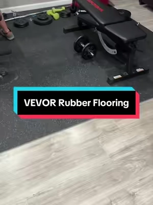VEVOR rubber flooring @VEVOR Home Store #gymfloor #rubberflooring #rubbermat #vevor #flooringideas 