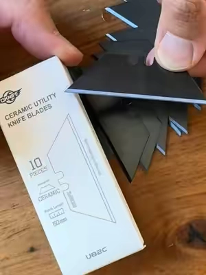 OKNIFE Ceramic Utility Blades!  https://www.tiktok.com/t/ZP9hKdXG6yMQ8-VoTDI/ (Affiliate Link) @OKNIFE DIRECT @OKNIFE DIRECT @OKNIFE @OKNIFE STORE @OKNIFE 