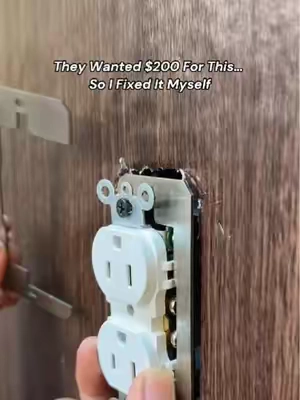I paid $200 to get this loose outlet looked at, only to realize the problem was a recessed electrical box. These metal outlet spacers fill the gap, bring the outlet flush with the wall, and keep it solid without tearing everything apart. Perfect for DIY repairs, old homes, remodeling, and fixing loose outlets.outlet spacers, electrical outlet repair, recessed outlet fix, electrical box spacer, wall plate leveling tool#DealsForYouDays #SummerVibes #DIYHome #ElectricalTools #HomeImprovement