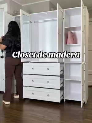Closet de madera @VOWNER #paratiii #TikTokshopbacktoschool #closet #closetorganization #armario 