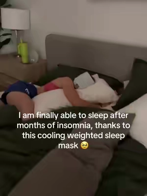 gentle light pressure over the eyes actually settles your nervous system, kind of like hitting an off switch for your brain and helps you fall asleep quicker, stay asleep and wake up feeling refreshed @Mellow Sleep 