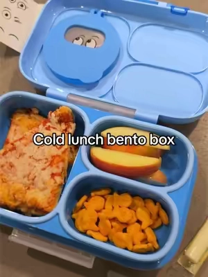 Cold lunch bento box from #Omie!!  Brand new and they just restocked some colors that sold out within the first week of release 👀 #omiebox #omielite #kidslunch #schoollunch 