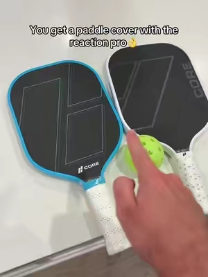 You get a paddle cover with the reaction pro👌 #pickleball #pickleballpaddle @corepickleball 