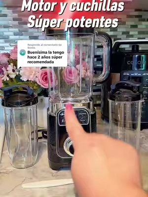 Respuesta a @Noelis Ganiza Professional 12-in-1 Multifunctional Juicer Portable Blender - 1100W Motor, 25000 RPM, 8 Auto Programs, 64 oz Large Capacity, Dishwasher Safe, Silicone-Enhanced, for Frozen Fruits & Ice, Recipe-Compatible Kitchen Supplies Food Processor #TikTokshopbacktoschool 