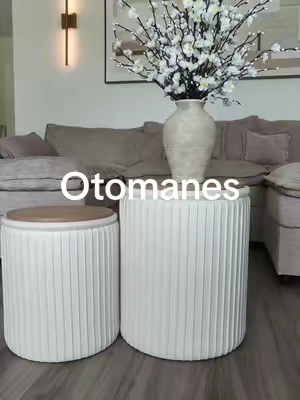 Otomanes set de dos  . . . #tiktokshopcreatorpicks #TikTokshopbacktoschool #otoman #mesadecentro 