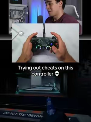 Turbo button is cheating bruh 😭🙏 #playstation #controller #ps5 #gamingcontroller #wired 
