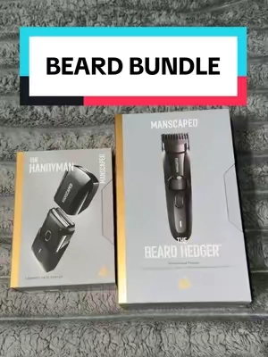 MANSCAPED BEARD BUNDLE! #manscaped #beardtrimmers #beardtrimmer #foilshaver 