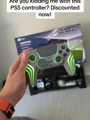 Are you kidding me with this PS5 controller you can get now! This is awesome! #antistickdriftPS5 #kahlagaming #tiktokshopcreatorpicks 
