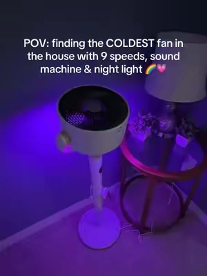 Freezing 🥶 & snuggled is how I like it , living in Florida this is a definite must have !!! Night light , sound machine & turbo speed #DreoSmartFan #homeupgrades #Bedroomfan #coolingfan #asmr 