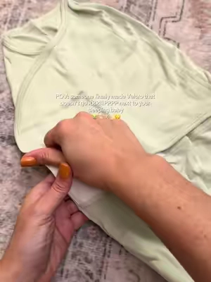 Momcozy really thought about those middle-of-the-night diaper changes 👏🏼 This swaddle has a soft, secure fit with quiet-release Velcro that helps minimize that loud ripping sound, so you can adjust or open it without quite as much noise. One of those little details that makes a BIG difference with a sleeping baby. 👶🏼🌙🤍 #Momcozy #BabyEssentials #NewbornEssentials #BabyMustHaves #NewMom 