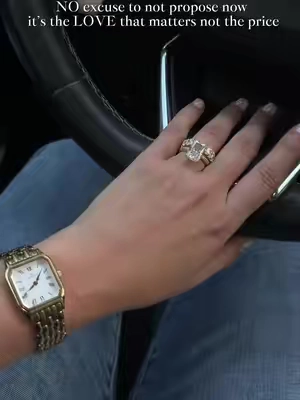 Engagement ring look without the engagement ring price 🕊️🤍 #falldealsforyou #backtoschool #TikTokshopbacktoschool #engagementring #vacationring 