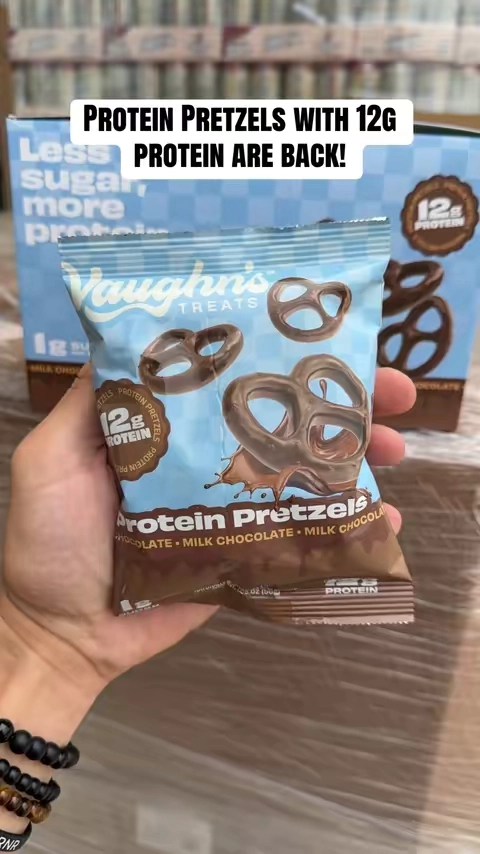 Vaughn’s Treats are back!@Vaughn #proteinpretzels #fyp 