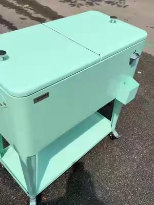 Replying to @Courtney SAHM This Rolling cooler has hands down been one of my favorite summer finds. #rollingcooler #eventhosting #popupbakery #cooler #outdooreventideas 