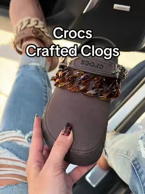 The neutrals in the crocs crafted clogs are so gorgeous for fall 🤎🍂 #crocs #crocscrafted #crocscraftedclogs #tiktokshopcreatorpicks #crocsnewarrivals 