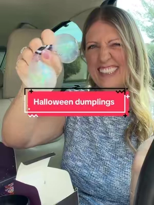 Love these mystery Halloween dumplings and they're SO satisfying to squish!!! #halloweendumpling #squishy #dumplingsquishy #mysterydumpling #dumpling 