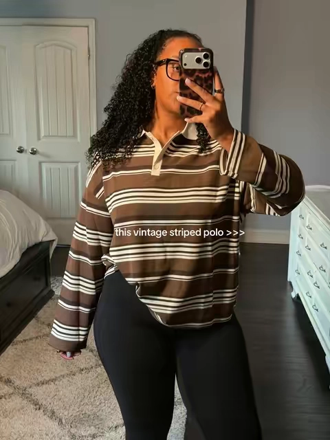 Stripes have become my obsession! #fallfashion #falloutfits #falloutfitinspo #tiktokshopcreatorpicks 