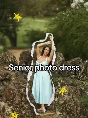 If you’re trying to figure out what to wear for senior pictures… THIS DRESS. 🩵✨ My daughter keeps sending me senior photo ideas, and when I saw this powder blue corset dress from Cider, I knew we had to try it. The adjustable corset-style back makes the fit so pretty, and the soft blue color is even more beautiful in person. But seeing it in her actual senior portraits?! 😭 She looked like Cinderella. 🥹🩵 It photographed SO beautifully and gave us that soft, dainty, romantic look we wanted. Definitely saving this one under senior picture dress ideas for Class of 2027 because finding outfits that photograph this well is half the battle! #SeniorPictures #SeniorPictureIdeas #SeniorPhotoOutfits #SeniorPictureDress #ClassOf2027 @🎀 𝔼𝕝 🎀 