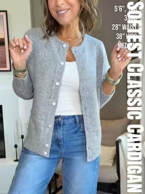 Work, play, lounging. The cardigan that can do it all. #cardigan #classicstyle #workwear #sweaterweather #capsulewardrobe 