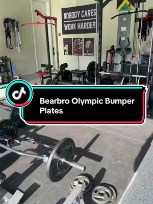 The home gym upgrade that just makes sense. 👏🏾🏋🏾‍♀️ Solid, quality plates that look GOOD in the setup too. #TikTokshopbacktoschool #tiktokshopcreatorpicks #bumperplates #homegym #homegymequipment 