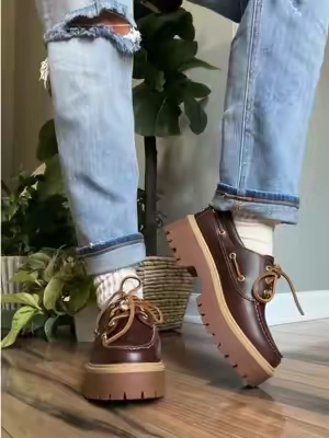 Timberland Platform Boat Shoe @Timberland  #timberland #platformshoes #fallstyle #fallshoes #tiktokshopcreatorpicks 